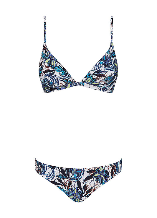 ISOLA BELLA HIPSTER PANT | AQUA/WHITE