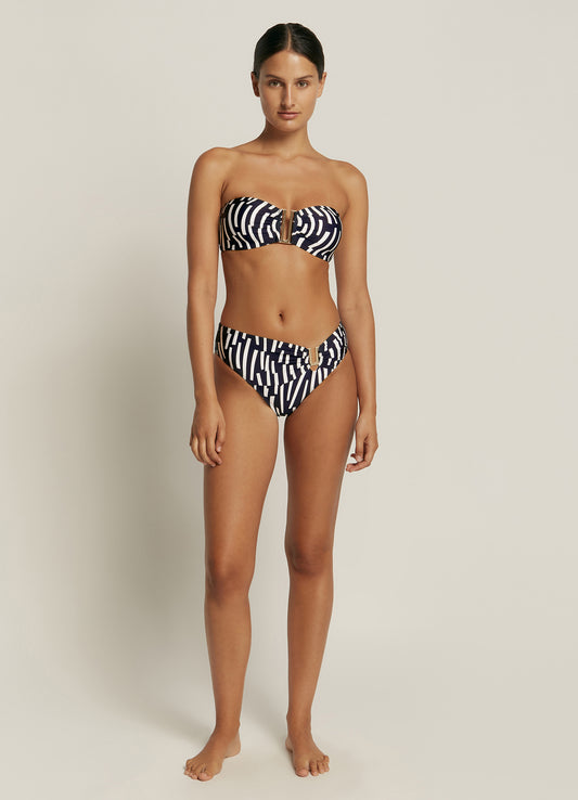 Jets Australia Swimwear, Australian Swimwear, Resortwear, Swim, Yamba Swim, Swimming Yamba, EDEN ROC U TRIM MID PANT | DEEP NAVY/WHITE