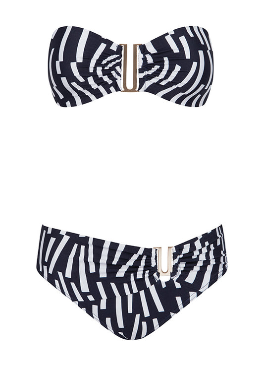 Jets Australia Swimwear, Australian Swimwear, Resortwear, Swim, Yamba Swim, Swimming Yamba, EDEN ROC U TRIM MID PANT | DEEP NAVY/WHITE