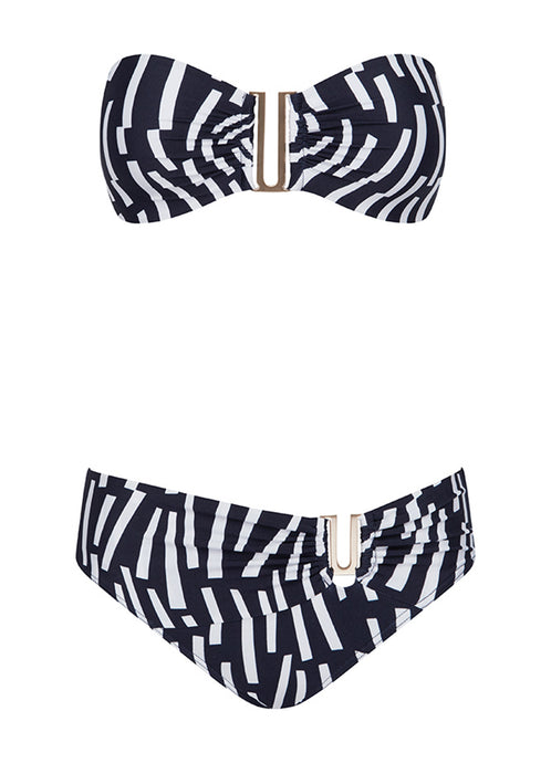 Jets Australia Swimwear, Australian Swimwear, Resortwear, Swim, Yamba Swim, Swimming Yamba, EDEN ROC U TRIM MID PANT | DEEP NAVY/WHITE