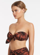 Load image into Gallery viewer, Desert Palm Knot Tie Top