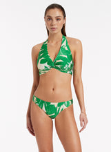 Load image into Gallery viewer, Floreale D-Dd Twist Front Top - Green