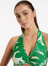 Load image into Gallery viewer, Floreale D-Dd Twist Front Top - Green