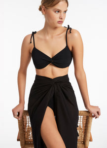 Jetset Tie Sarong - Black