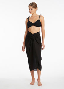 Jetset Tie Sarong - Black