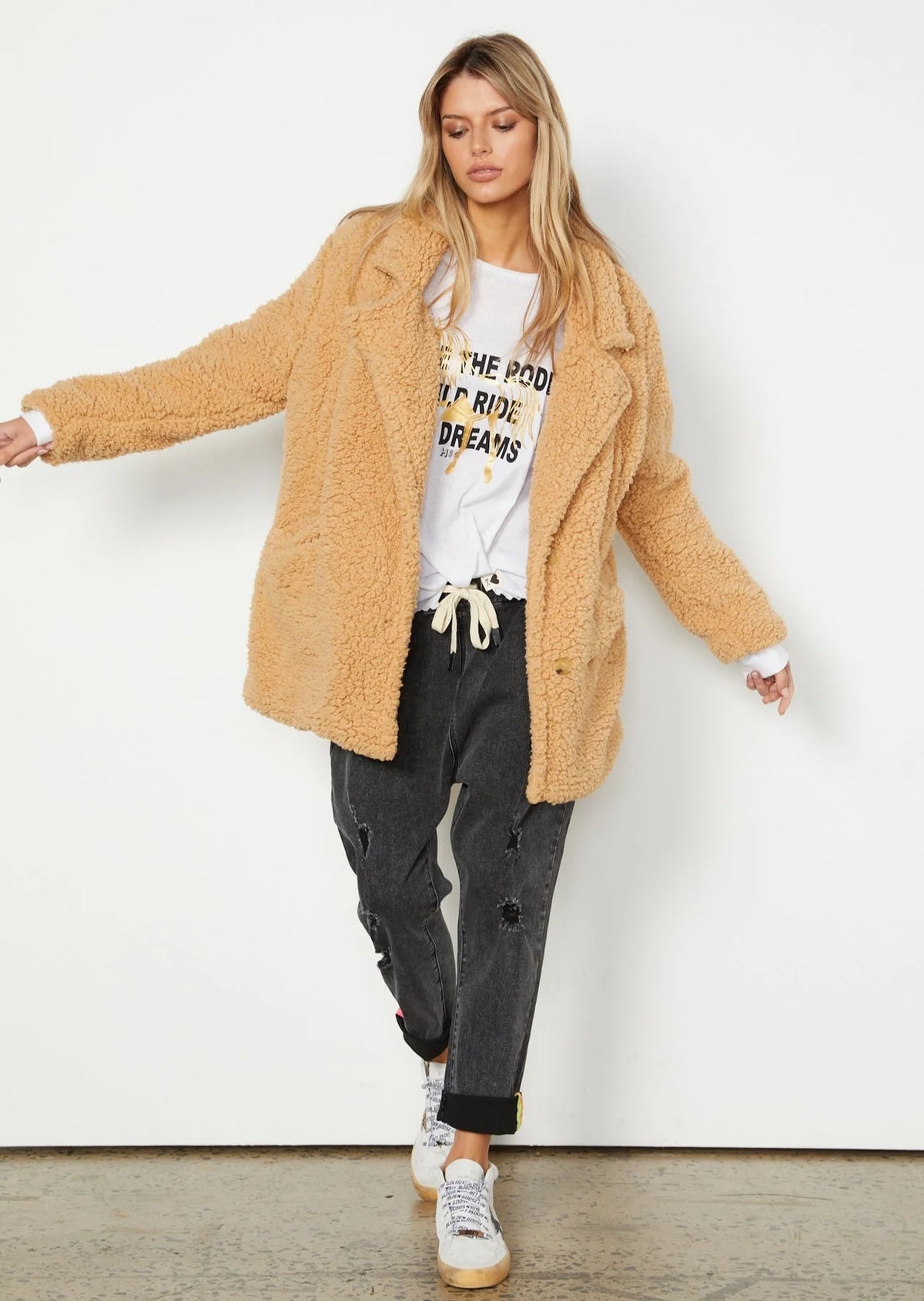 Rodeo Natural Super Light Teddy Coat