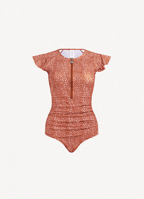 Janie Ruffle Sleeve One Piece Gatta