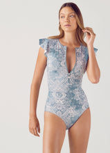 Load image into Gallery viewer, Janie Ruffle Sleeve One Piece Marocchina