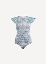Load image into Gallery viewer, Janie Ruffle Sleeve One Piece Marocchina