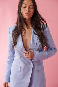 Josie Jacket - Soft Blue