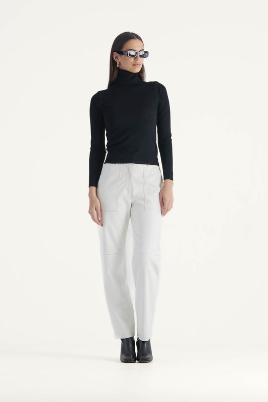Santana Knit Top Black