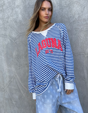 Load image into Gallery viewer, Laguna Stripe Long Sleeve Top