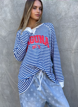 Load image into Gallery viewer, Laguna Stripe Long Sleeve Top