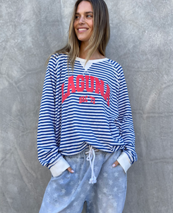 Laguna Stripe Long Sleeve Top
