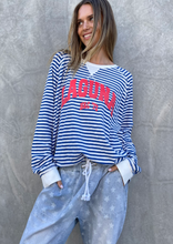 Load image into Gallery viewer, Laguna Stripe Long Sleeve Top