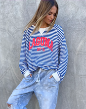 Load image into Gallery viewer, Laguna Stripe Long Sleeve Top