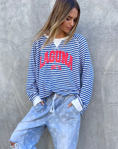 Laguna Stripe Long Sleeve Top