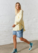 Load image into Gallery viewer, Oversized Beach Shirt - Lemon