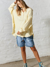 Load image into Gallery viewer, Oversized Beach Shirt - Lemon