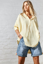 Load image into Gallery viewer, Oversized Beach Shirt - Lemon