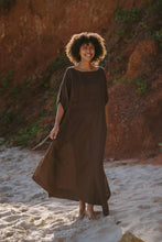 Load image into Gallery viewer, Valerie Linen Dress - Chocolate