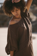 Load image into Gallery viewer, Valerie Linen Dress - Chocolate