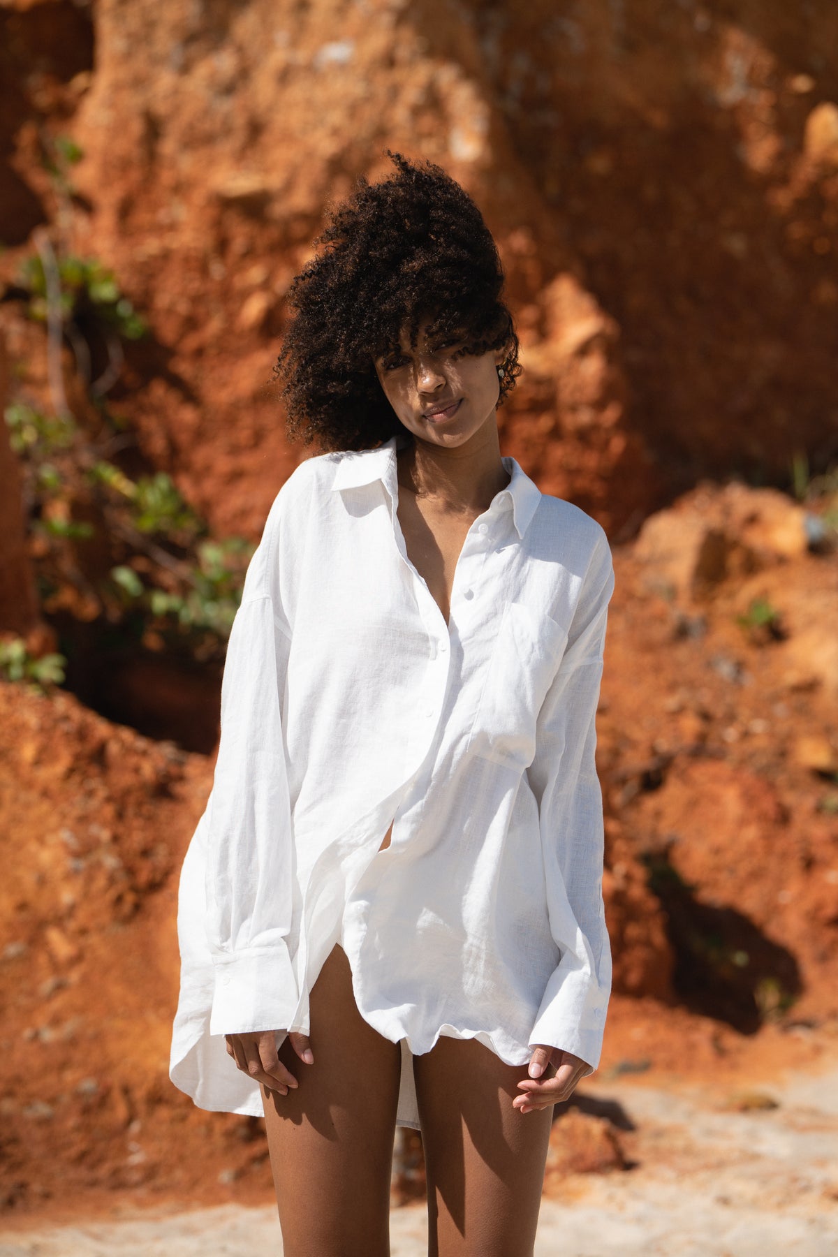 Kirra Linen Shirt - Ivory