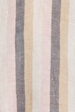 Load image into Gallery viewer, Tie Back V Mini with Sash Aida Rosa Multi Stripe