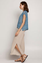 Load image into Gallery viewer, Box Top NETTA - Denim