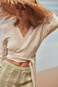 Corrine Wrap Top | Canapa