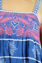 Load image into Gallery viewer, Tanika Tiered Dress Denim