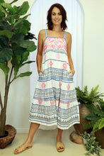 Load image into Gallery viewer, Tanika Tiered Dress White