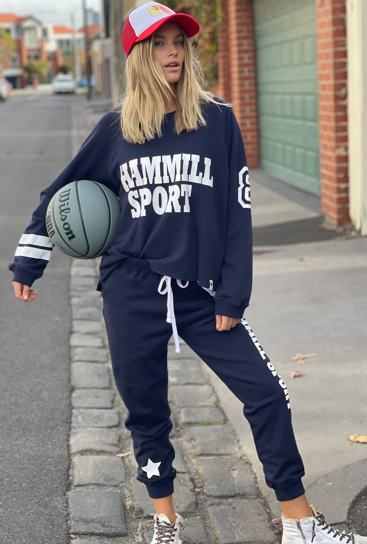 Navy Hammill Sport Sweat