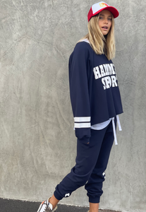 Navy Hammill Sport Sweat