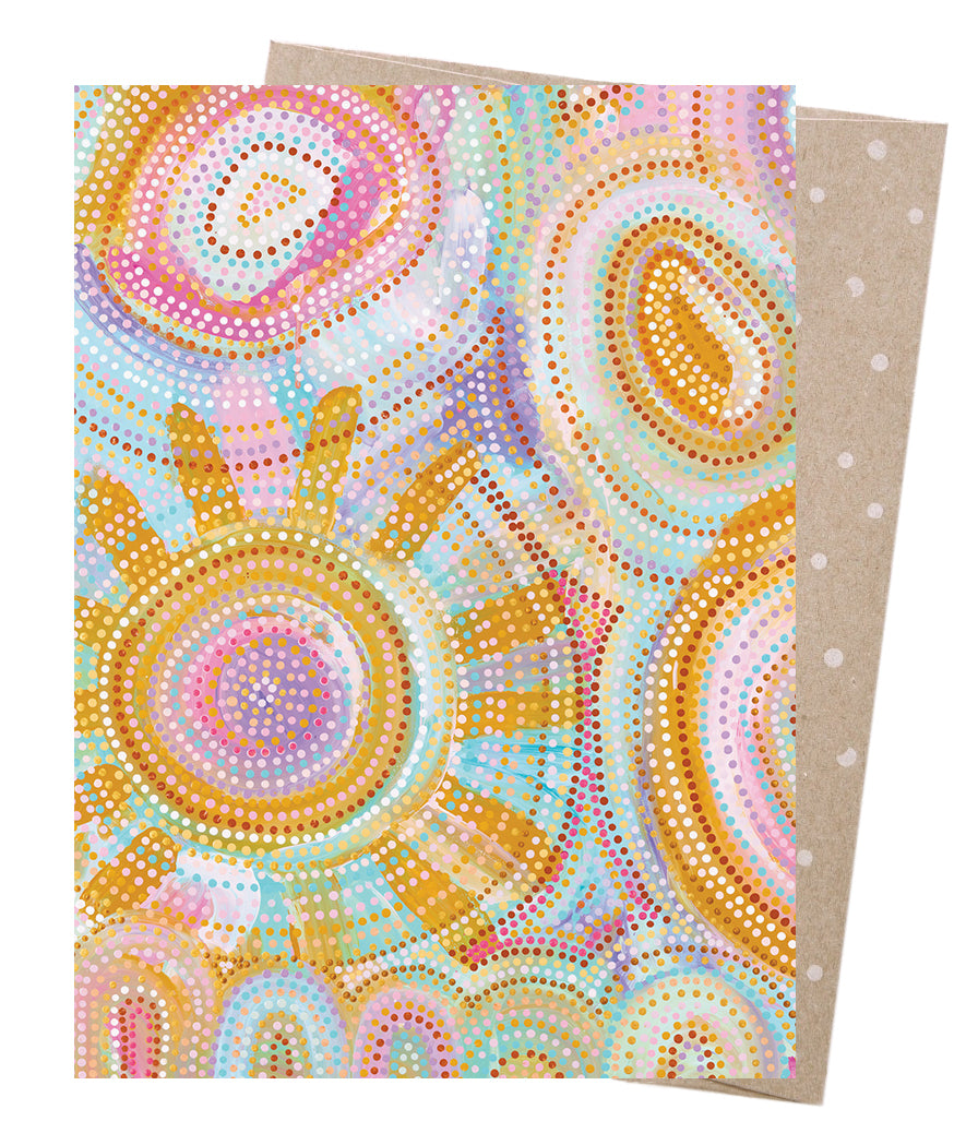 Greeting Card - Rainbow Sun