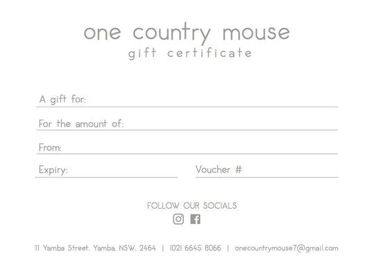 Gift Voucher