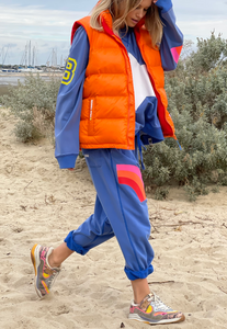 Orange Sport 8 Puffer Vest