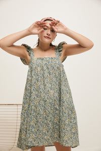 Mini Tea Dress - Cornflower Blue