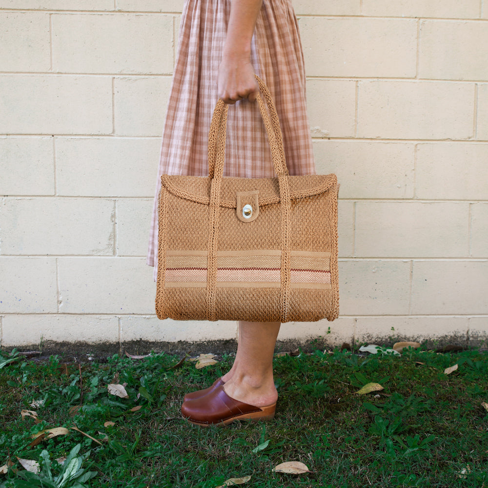 Raffia Taking Care of Biz Bag