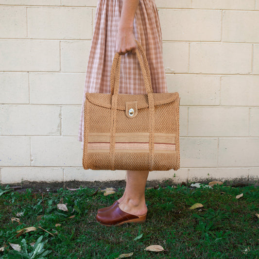 Raffia Taking Care of Biz Bag