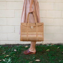 Load image into Gallery viewer, Raffia Taking Care of Biz Bag