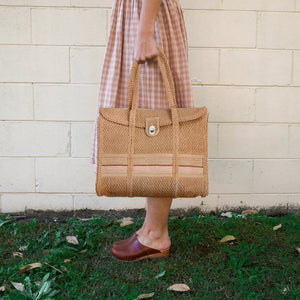 Raffia Taking Care of Biz Bag