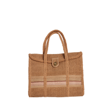 Load image into Gallery viewer, Raffia Taking Care of Biz Bag