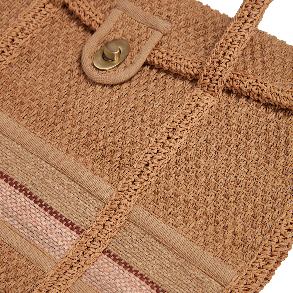 Raffia Taking Care of Biz Bag