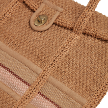 Load image into Gallery viewer, Raffia Taking Care of Biz Bag