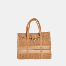 Load image into Gallery viewer, Raffia Taking Care of Biz Bag