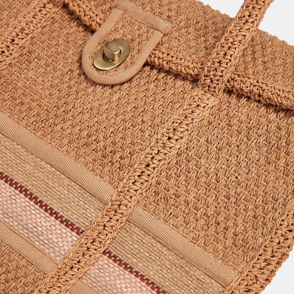 Raffia Taking Care of Biz Bag