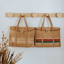 Load image into Gallery viewer, Raffia Taking Care of Biz Bag