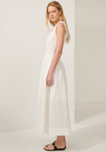 Load image into Gallery viewer, Ivy Shirred Dress - White