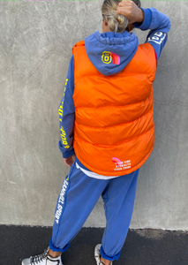Orange Sport 8 Puffer Vest